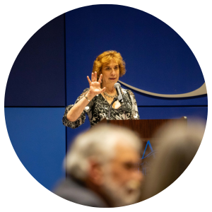 Photo of Speaker at Alumni Awards Banquet